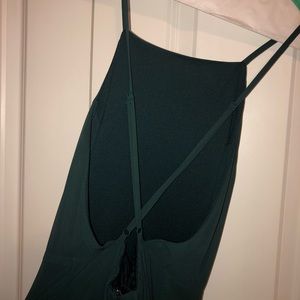 Lulu's green maxi dress. Worn once.